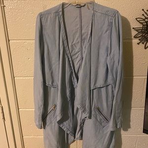 Soft Surroundings denim cardigan